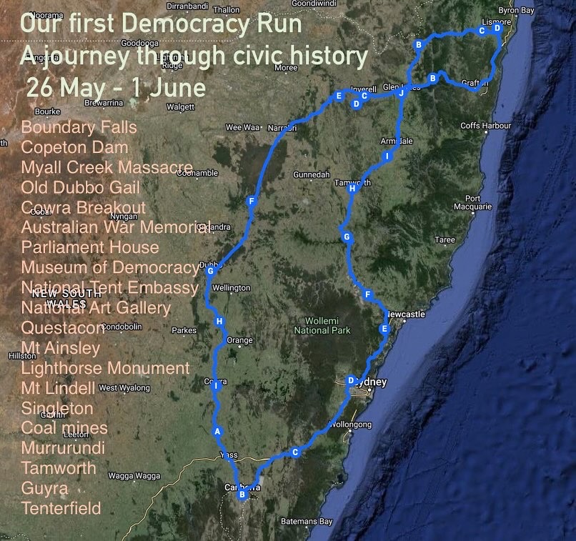 The Democracy Run expedition