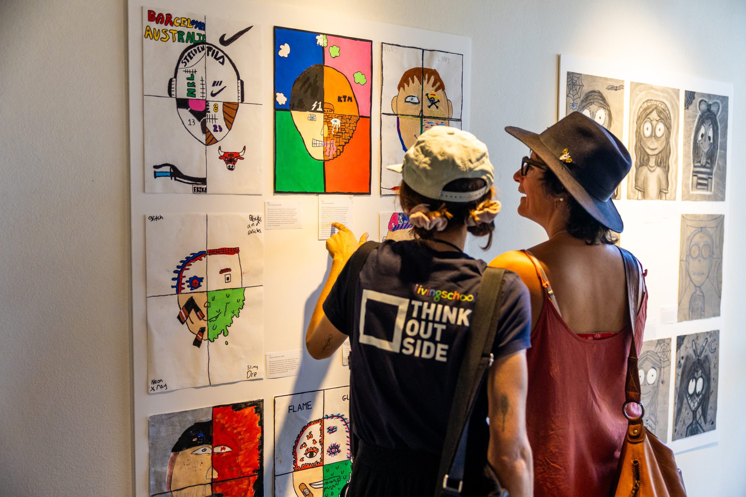 Exhibiting completed projects to a real audience