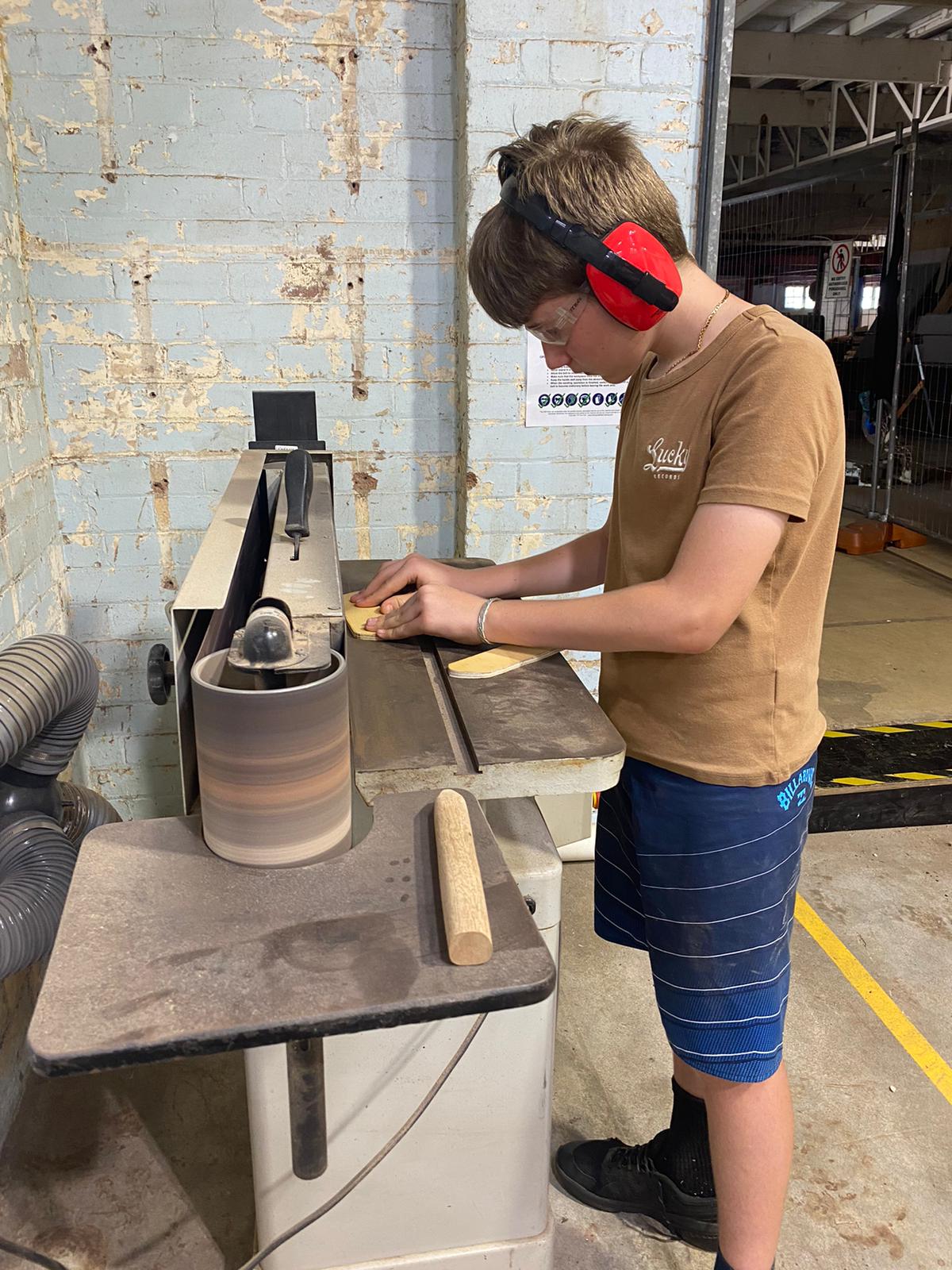 Students making and building projects